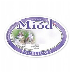 Facelijos medaus etiketė