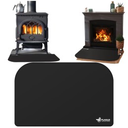 Židinio grilio krosnelės kilimėlis 100x60 cm ugniai atsparus apsauginis kilimas namams