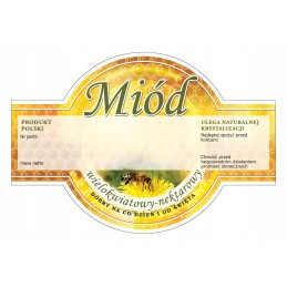 multiflorinio medaus etiketė