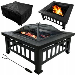 ⭐⭐didelis sodo židinys 80cm, dažytas grilis⭐⭐