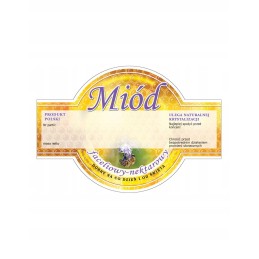 Facelijos medaus etiketė