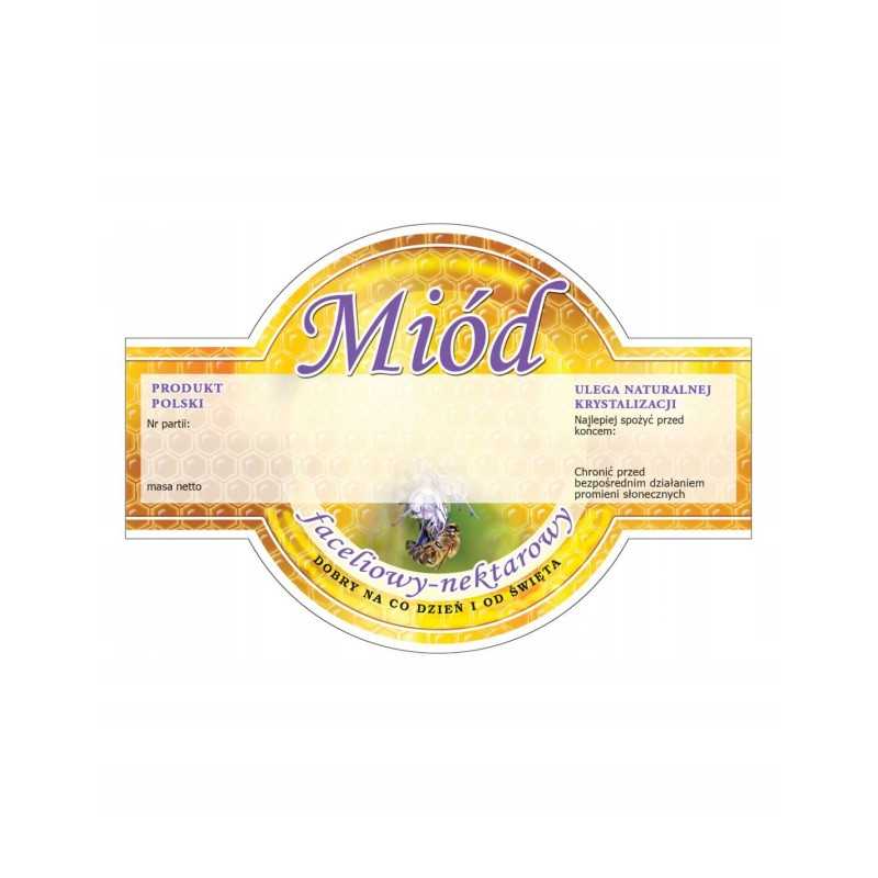 Facelijos medaus etiketė