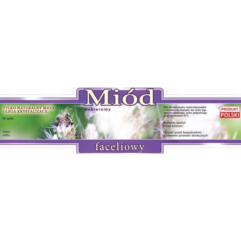 Facelijos medaus etiketė