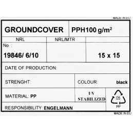 Aukščiausios kokybės agro audinys mulčiavimui, 105 cm