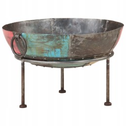 Vidaxl spalvingas kaimiškas geležinis židinys oe 60 cm