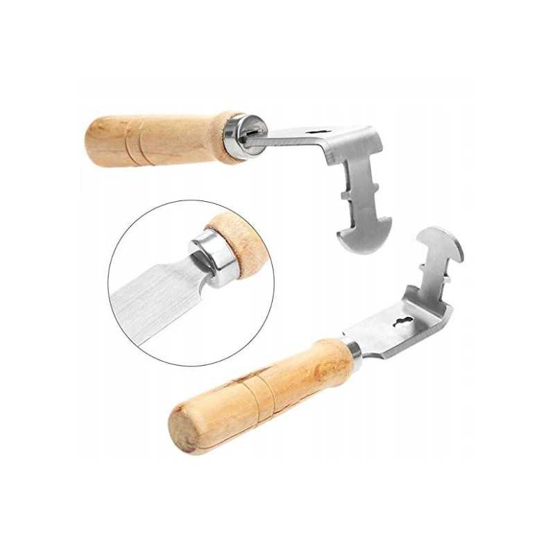 Profiliuotas nerūdijančio plieno grandiklis bičių rėmams valyti