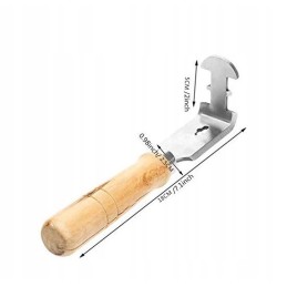 Profiliuotas nerūdijančio plieno grandiklis bičių rėmams valyti