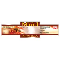 Siūlome lipnias kelių gėlių medaus etiketes, stačiakampes, apvalias - 100 vnt - labai geras produktas!!!