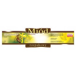 Siūlome stačiakampes, lipnias rapsų medaus etiketes - 100 vnt - labai geras produktas!!!