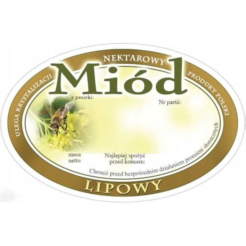 Siūlome ovalias lipnias etiketes - liepų medui - labai geras produktas!!!