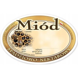 Siūlome ovalias lipnias etiketes - lipčiaus-nektariniam medui - labai geras produktas!!!