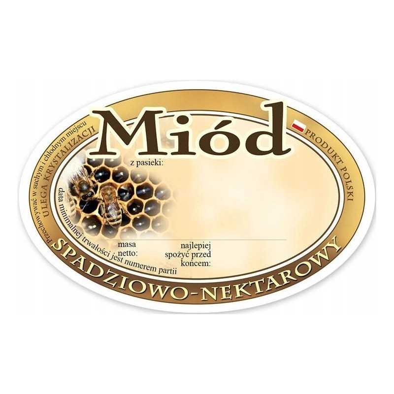 Siūlome ovalias lipnias etiketes - lipčiaus-nektariniam medui - labai geras produktas!!!