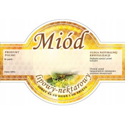 Siūlome dideles apvalias lipnias etiketes - liepų medui - labai geras produktas!!!