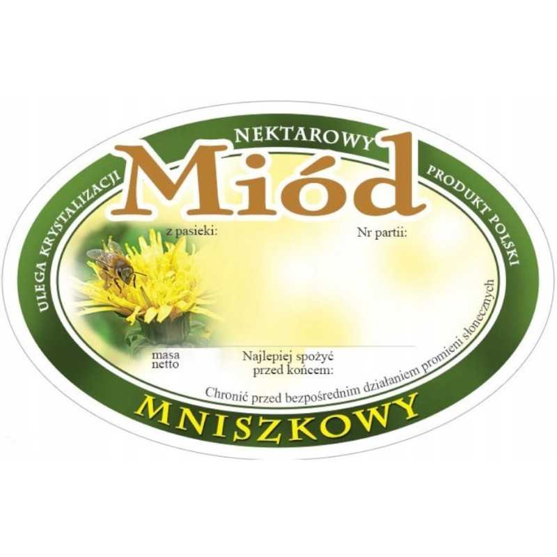 Siūlome ovalias lipnias etiketes - kiaulpienių medui - labai geras produktas!!!