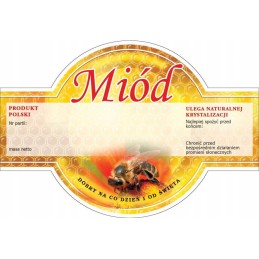 Siūlome dideles apvalias lipnias etiketes - universaliam medui - labai geras produktas!!!