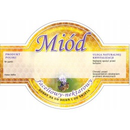 Siūlome dideles apvalias lipnias etiketes - facelijų medui - labai geras produktas!!!