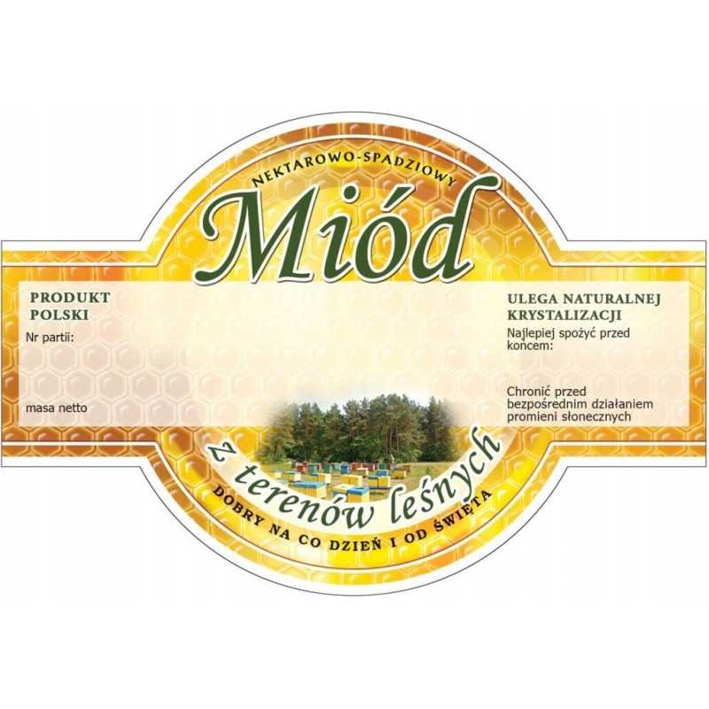 Siūlome dideles apvalias lipnias etiketes - medui - labai geras produktas!!!