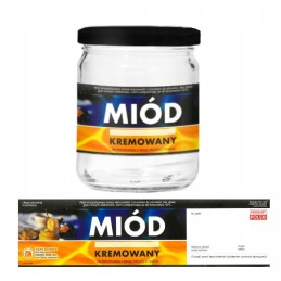 Siūlome lipnias etiketes su kontra etikete (parduodama nepjaustytą) kreminį medų - labai geras produktas!!!