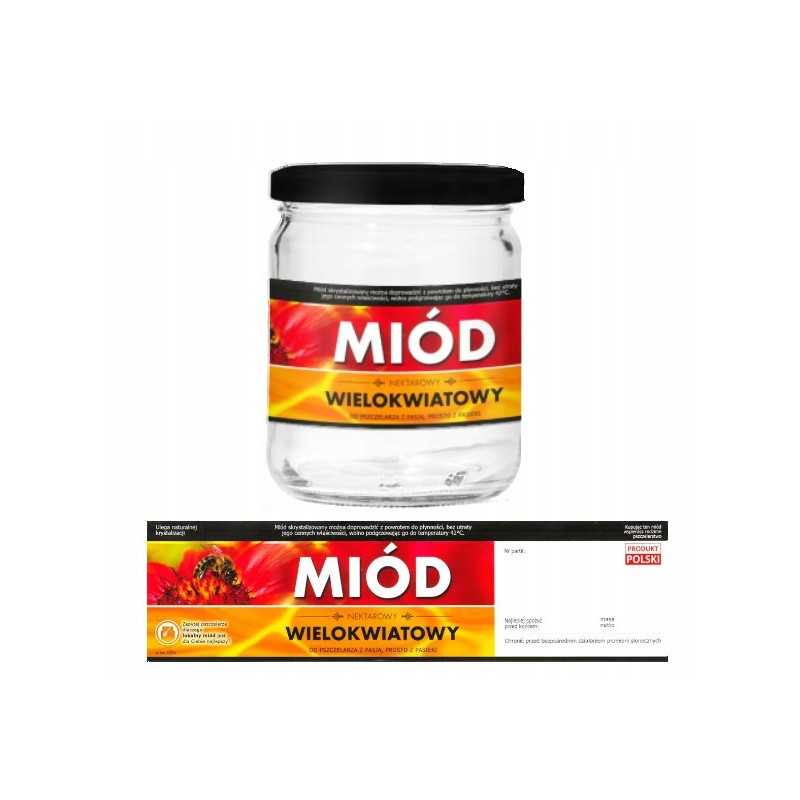 Siūlome lipnias etiketes su kontra etikete (parduodamas nepjaustytas) kelių gėlių medus - labai geras produktas!!!