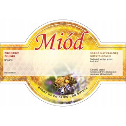 Siūlome dideles apvalias lipnias etiketes - universaliam medui - labai geras produktas!!!