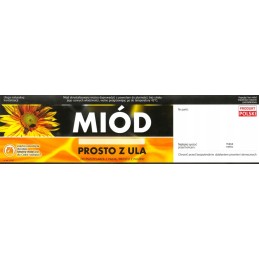 Siūlome lipnias etiketes su kontra etikete (parduodamas nepjaustytas) medus tiesiai iš avilio - labai geras produktas!!!