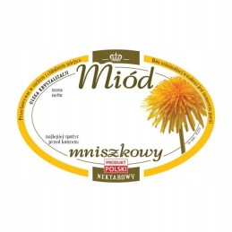 Siūlome ovalias lipnias etiketes - kiaulpienių medui - labai geras produktas!!!