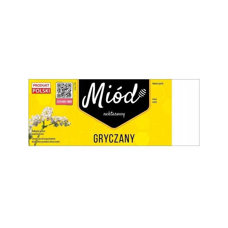 Siūlome dideles lipnias etiketes grikių medui, labai geras produktas!!!