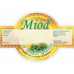 Siūlome dideles apvalias lipnias etiketes - medunešiui - labai geras produktas!!!