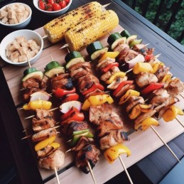 ⭐⭐Didelė sodo kepsninė su anglimis, nešiojamas kepsninė su rakinamomis lentynomis + termometras⭐⭐