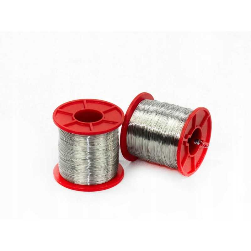 Cinkuota viela bičių rėmams, 0,4 mm storio, ritės svoris 250 g