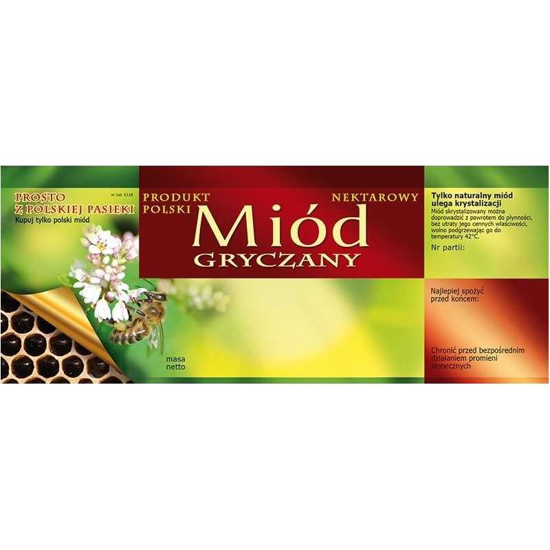 Siūlome dideles lipnias etiketes grikių medui, labai geras produktas!!!