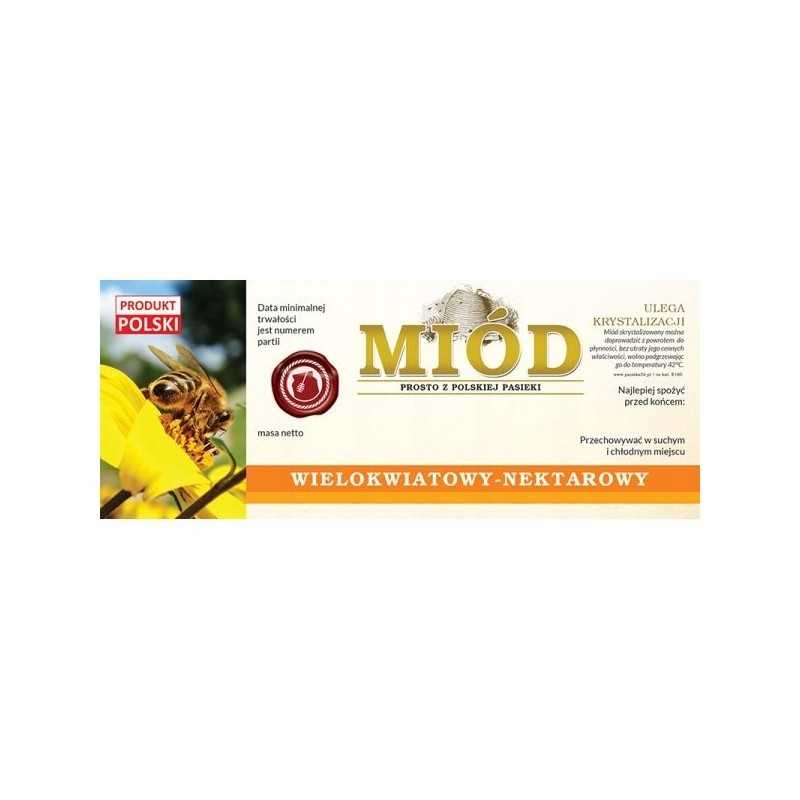 Pakuotė didelių etikečių daugiažiedžiui medui (100 vnt.)