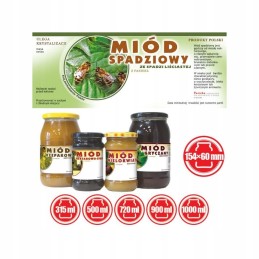 Didelė lipčiaus medaus etiketė – 100 vnt.