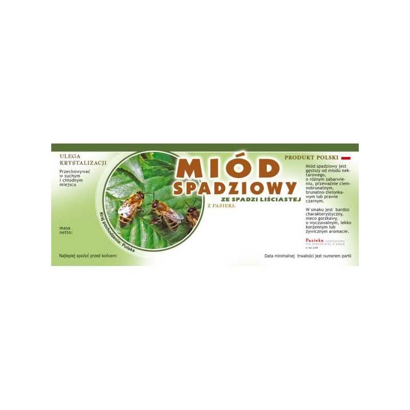 Didelė lipčiaus medaus etiketė – 100 vnt.