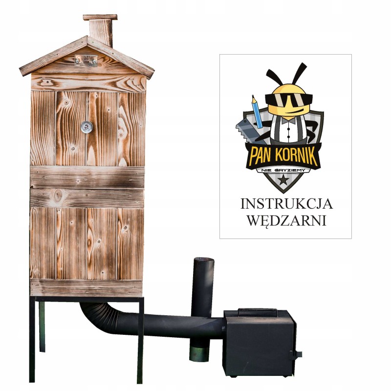 Didelė medinė sodo rūkykla