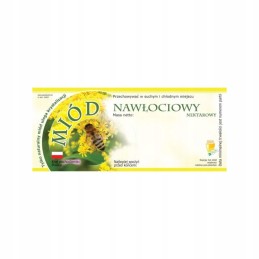 Auksaspalvių medaus etikečių pakuotė – 100 vnt.