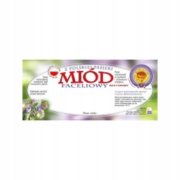 Facelijų medaus etikečių pakuotė – 100 vnt.