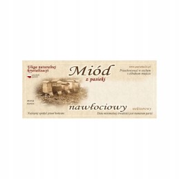 Auksaspalvių medaus etikečių pakuotė – 100 vnt.