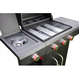 Sodo dujinis grilis 3 1 11 6 kW didelės grotelės