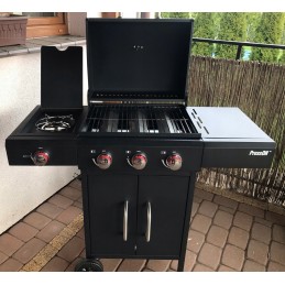 Sodo dujinis grilis 3 1 11 6 kW didelės grotelės