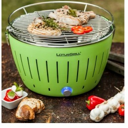 Nerūkomas anglies grilis lotusgrill nešiojamas modernus standartinis plius krepšys