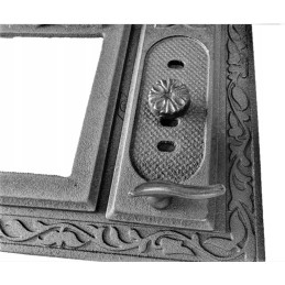 Stačiakampės ketaus durys,