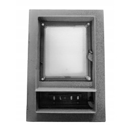 Stačiakampės ketaus durys,