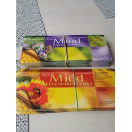 Didelė medaus etiketė tiesiai iš avilio – 100 vnt.