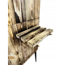 Dviejų kamerų rūkykla su kūrenamąja lentyna