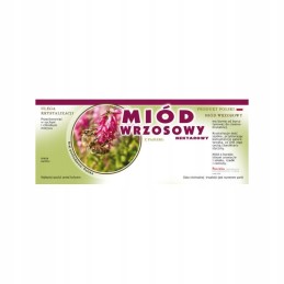 Didelė viržių medaus etiketė – 100 vnt.