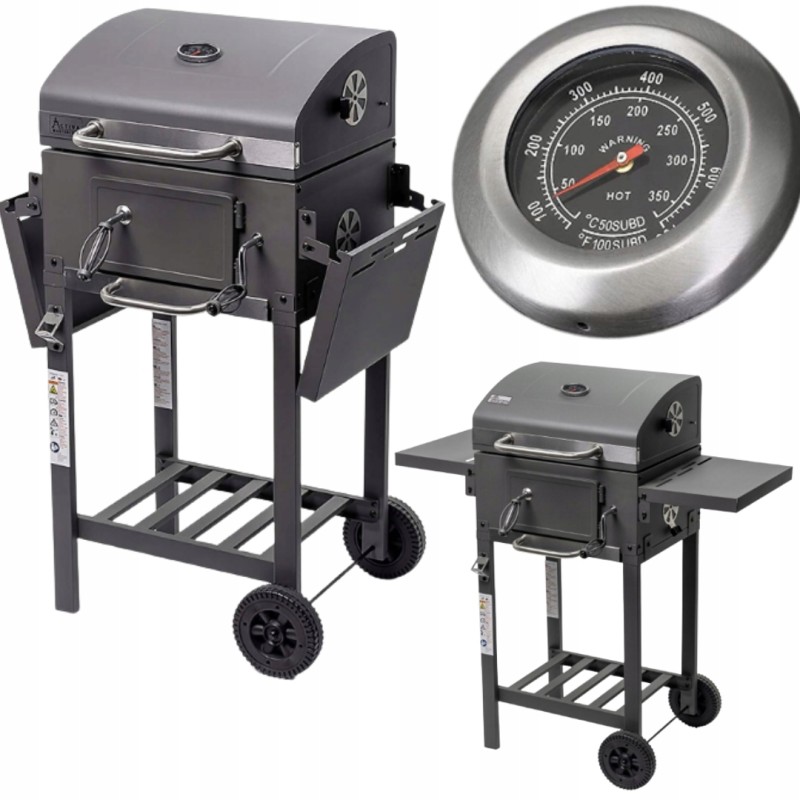 Naujausias anglies kepsninės modelis, skirtas kepti sode!