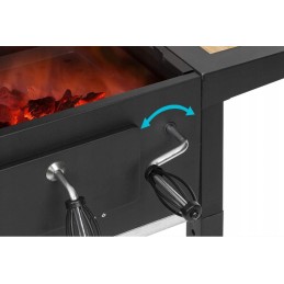 Naujausias anglies kepsninės modelis, skirtas kepti sode!