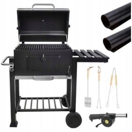 Sodo grilis su dangteliu, priedais ir pūstuvu g5011