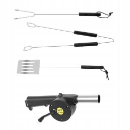 Sodo grilis su dangteliu, priedais ir pūstuvu g5011